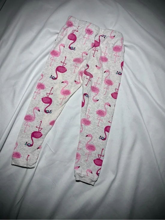 Carter's Pink Flamingo Print Kids Pajamas