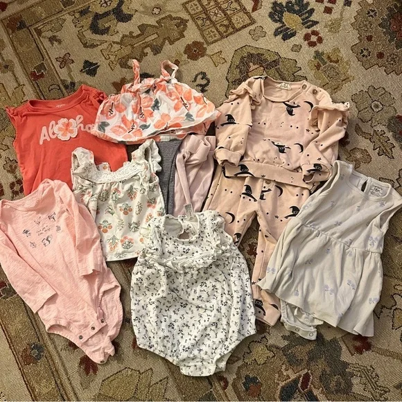 Carters Girls Pink Bundle sz 18 MO