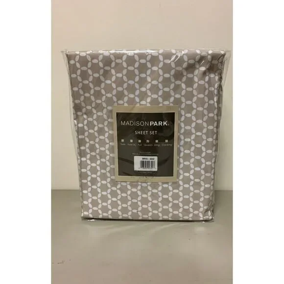 New Queen Size Madison Park Sheet Set