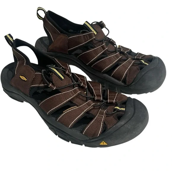 Keen Newport H2 Trail And Water Shoes SZ 13 Men’s Dark Brown Sandals
