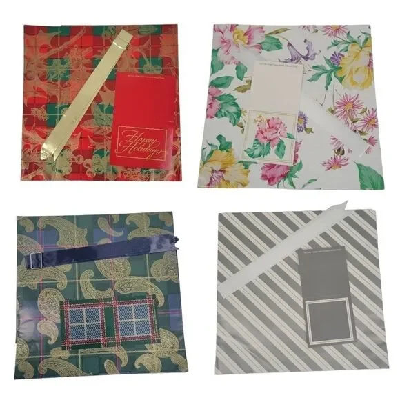LORD and Taylor Vintage Gift Wrap Ensemble Lot