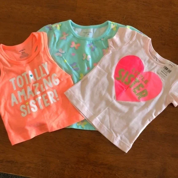 Carter’s Sister shirts‎ Set of (3)