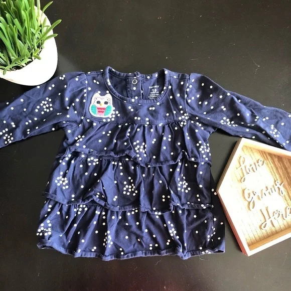 Carter's‎ 18 month girls navy top owl