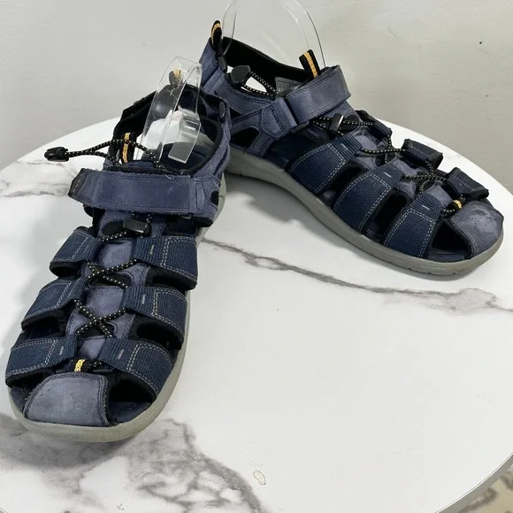 Vionic Nate Blue Adjustable‎ Strap Outdoor Hiking Sandal Mens US 12