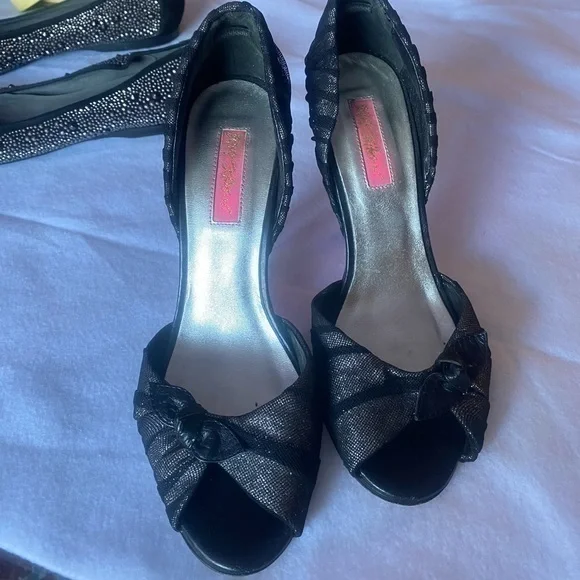 BETSY JOHNSON SIZE7.5 leather
