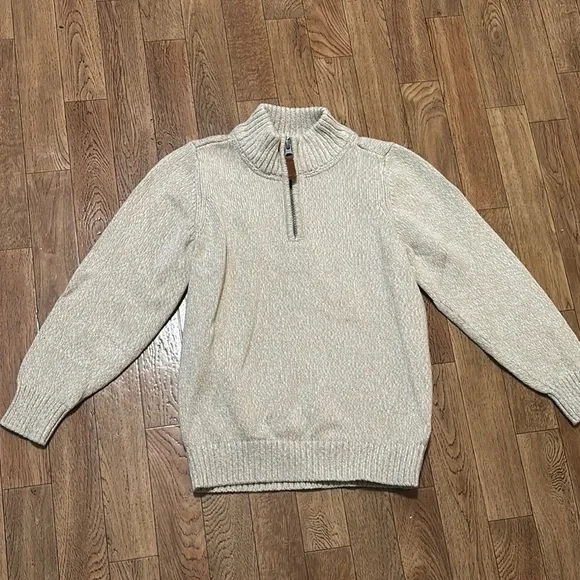 Carter's Cream and Navy Sweater (C7)