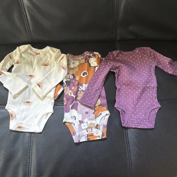 Carter’s Newborn 3 Pack Long Sleeve Bodysuits