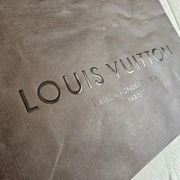 2 Louis Vuitton Brown Gift/Shopping Bags Emptys