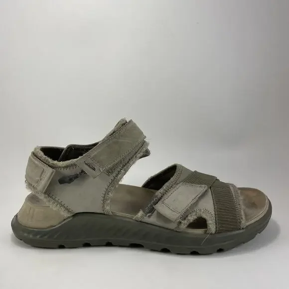 ECCO Exowrap 3 Strap Sport Sandal Active Phorene Mens Size 10-10.5/44 Taupe
