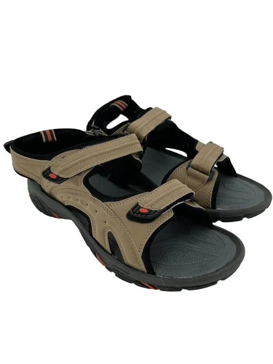Sonoma Mens Size 13 Sandal Outdoor Brice Taupe Brown Adjustable