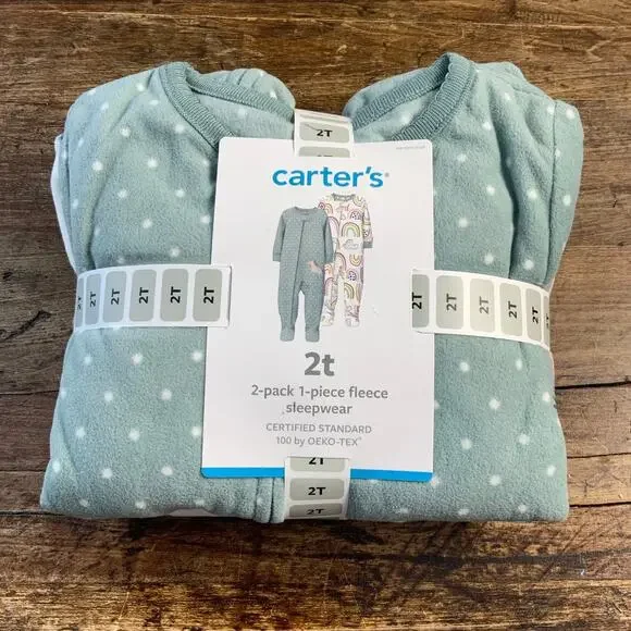 Carter's‎ 2pc Fleece pajama set NWT size 2T