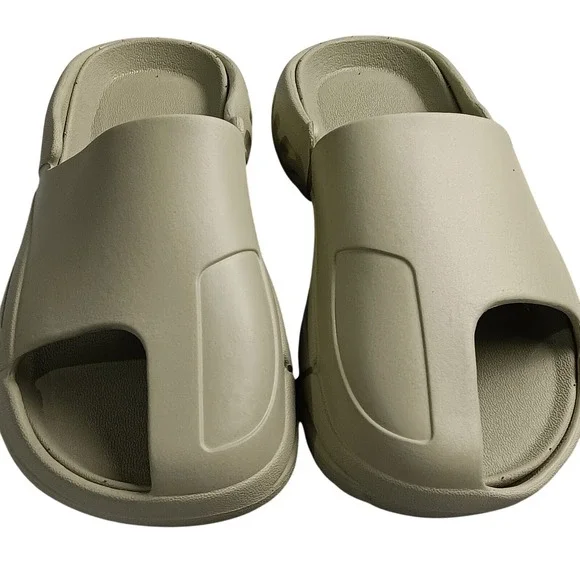 SIA Collective Somewhere In America Slides Men 6/7 Sage Green Foam Sandals Beach