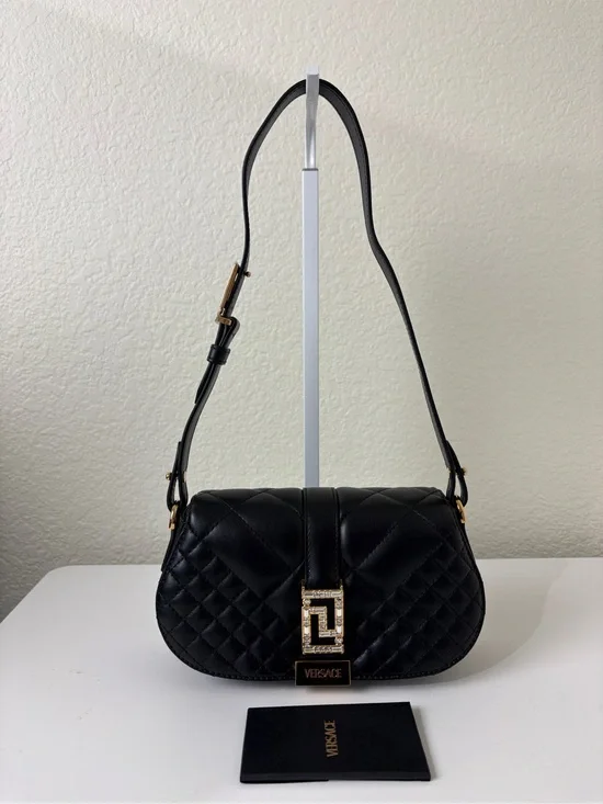 Versace Greca Goddess mini bag black New
