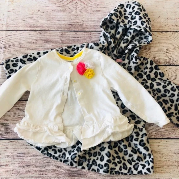 Carter’s‎ Bundle cardigan and hoodie sweatshirt