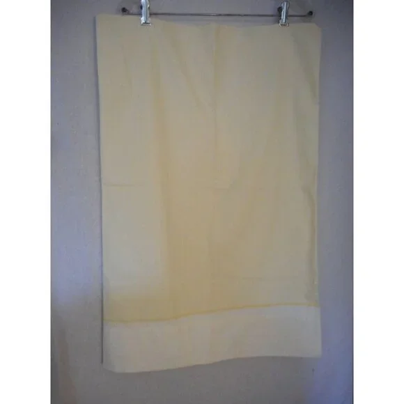2 Vintage Wamsutta yellow striped pillowcases