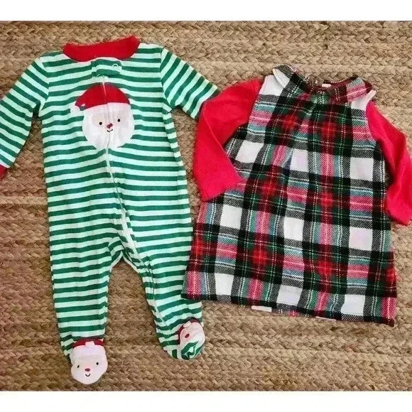 Carters Baby‎ Girl Christmas Holiday Outfit 6mos