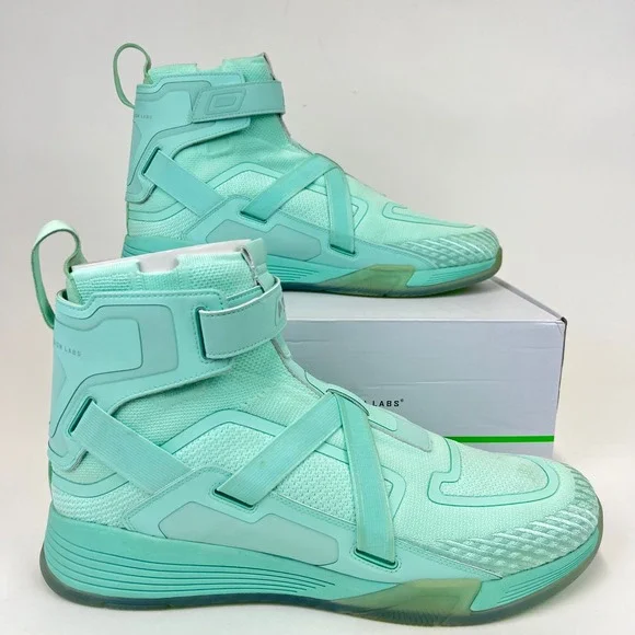 APL Athletic Propulsion Labs SuperFuture High Top Sneakers Highlight Mint Men 16