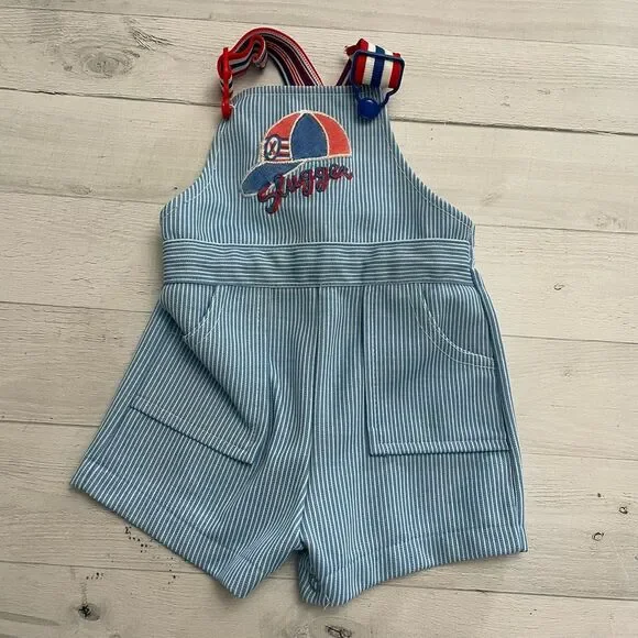 Vintage carters baby baseball slugger overalls 18‎ months