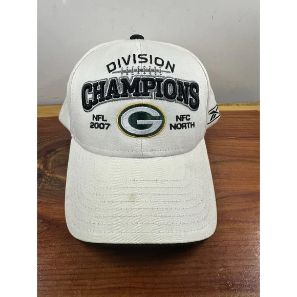 NFL Green Bay Packers 2007 NFC North‎ Division Champions Hat *Read
