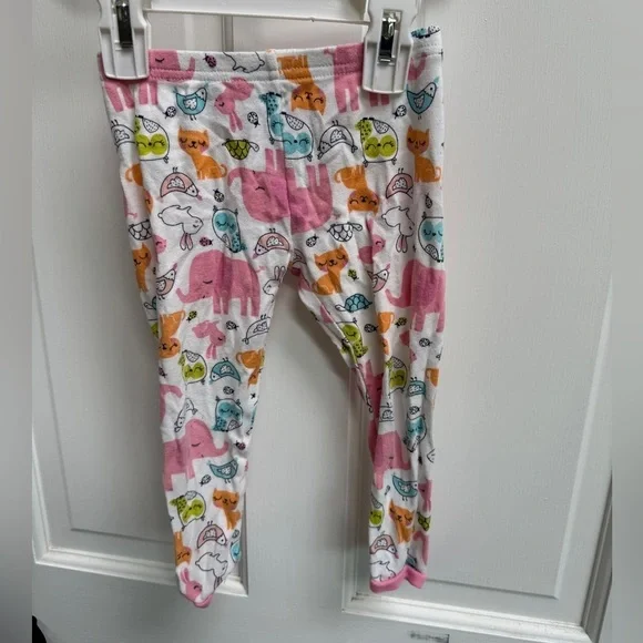 Simple Joys by Carter's 24M Animal Print Pajama Bottoms Pants