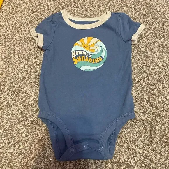 Carter's Baby Bodysuit 6M Blue 