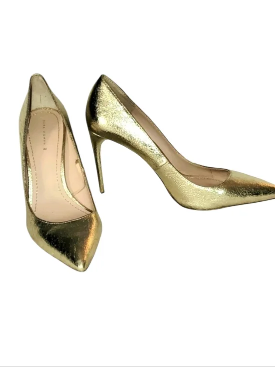 Zara Woman Metallic Gold 4