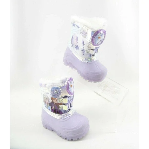 Disney Frozen II Toddler Girl's Thermolite Winter Boot Size‎ 5 Light-Up Outsoles