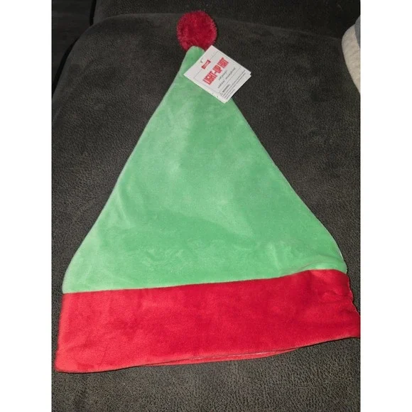 Christmas Santa Hat  Lights Up  NWT