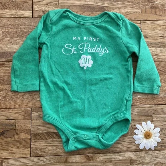 Carter's My First St. Paddy's One Piece Size 12 Mo‎