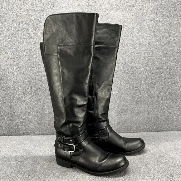 Life Stride Boots‎ Womens 6 M Black Wide Calf Tall Delilah