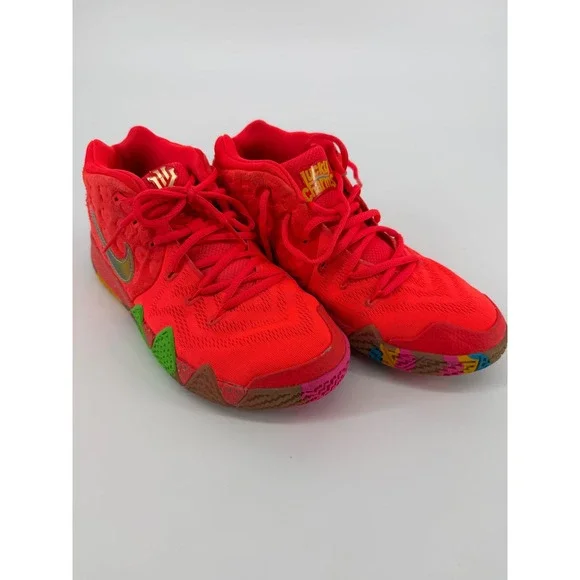 Nike Kyrie 4 Lucky Charms Bright‎ Crimson Red GS BV7793-600 Kids/youth 7Y