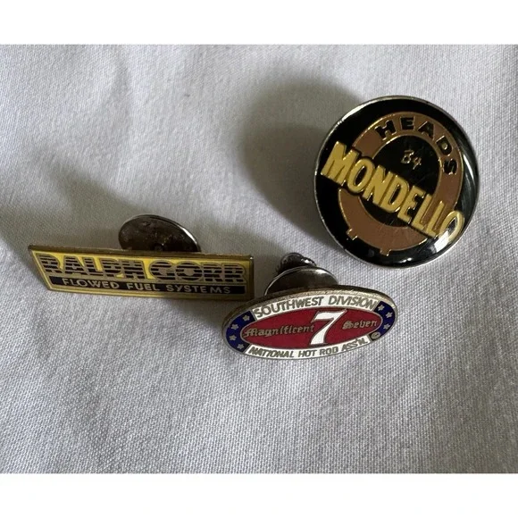 3 Drag Racing DIVISION 7 MAGNIFICENT SEVRN LOGO NHRA DRAG RACING HAT PIN