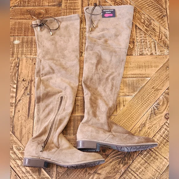 Jacobies Beverly Hills Suede Thigh High Boots Size 6
