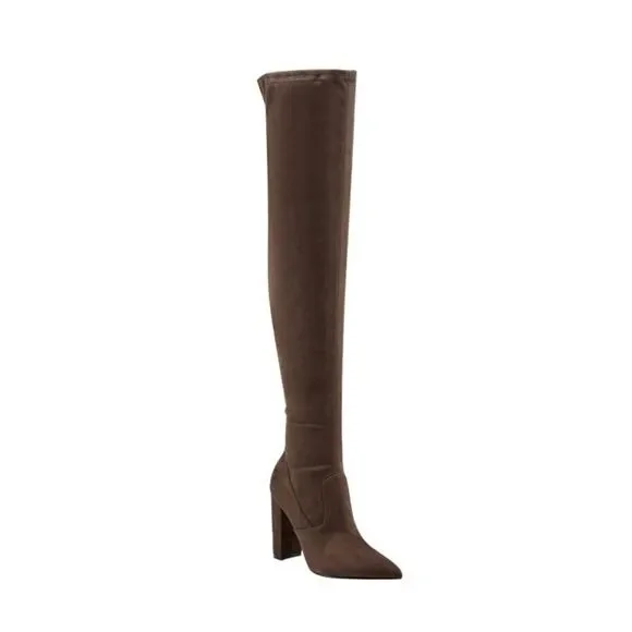 NIB GUESS Abetter Suede Over The Knee Boots 9