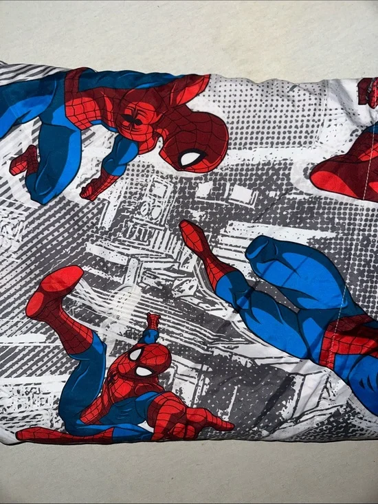 Spider-Man Kids Bedding Pillowcase - Red & Blue