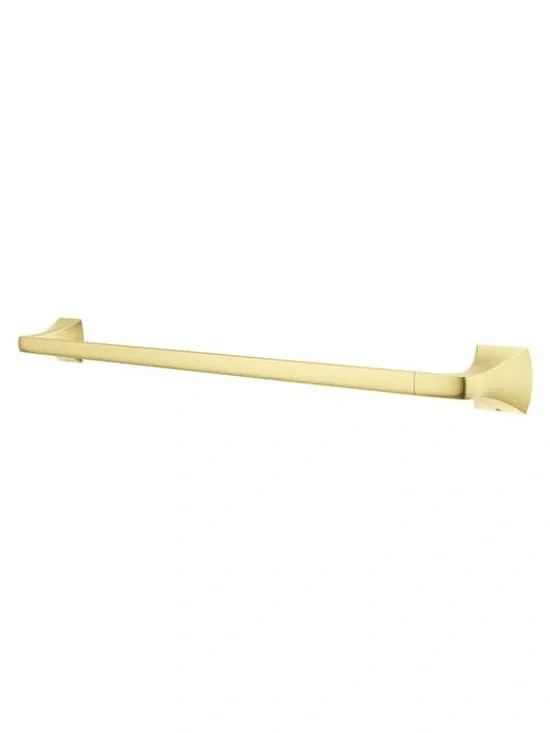 Brass Finish Wall-Mount Towel Bar - Polished Gold