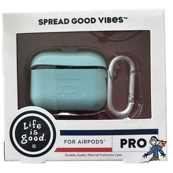 Life Is Good For AirPods‎ PRO Case Blue New Sealed