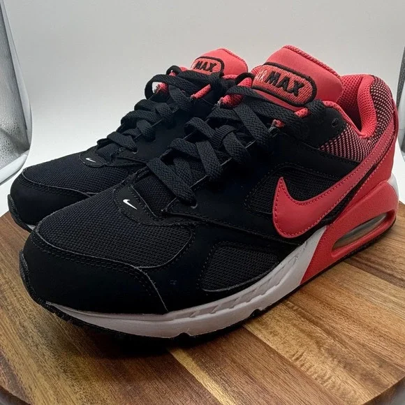 Nike Air Max Size 6Y IVO Black University Red Kids Sneakers 0608