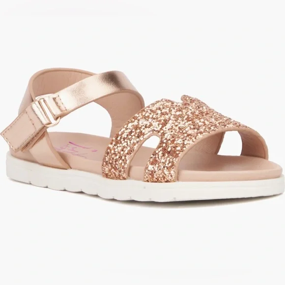 NEW…Olivia Miller Glitter Girls’ Sandals