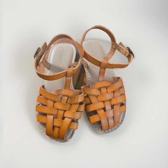Old Navy Toddler Beige Straps Sandals Us Size 9c‎ Bohemian Spanish Fisherman