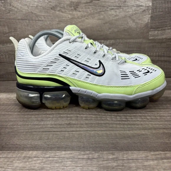 Nike Vapor Max 360 White Green Mens US Size 9 EUR 42.5 CK2718-100 Sneakers