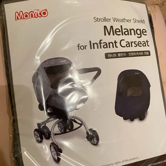 Infant Carrier Weather Shield - grey