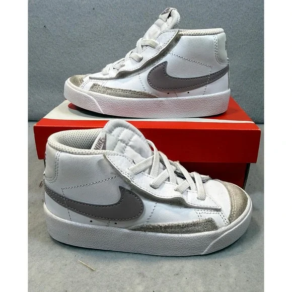 Nike Blazer Mid 77 Toddler Shoes White Mauve DA4088-121 Size 9C Sneaker