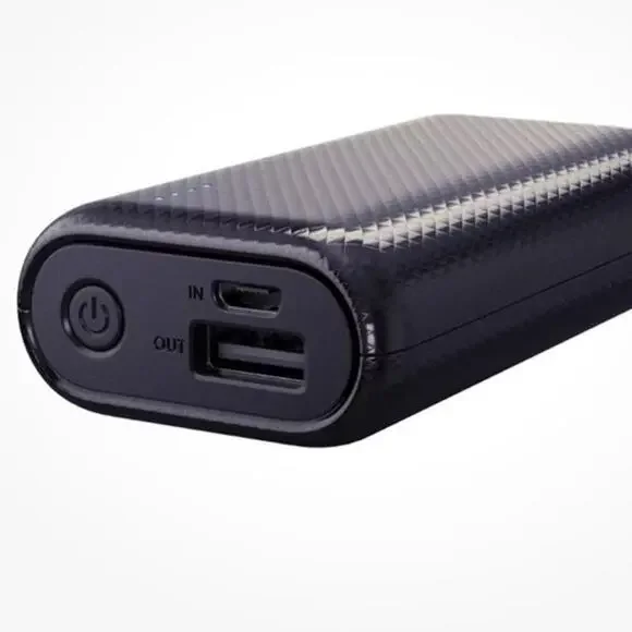 Wiresage Power Bank - 4000 mAh - Black, Works With Any USB-A Charging Cable, NIB