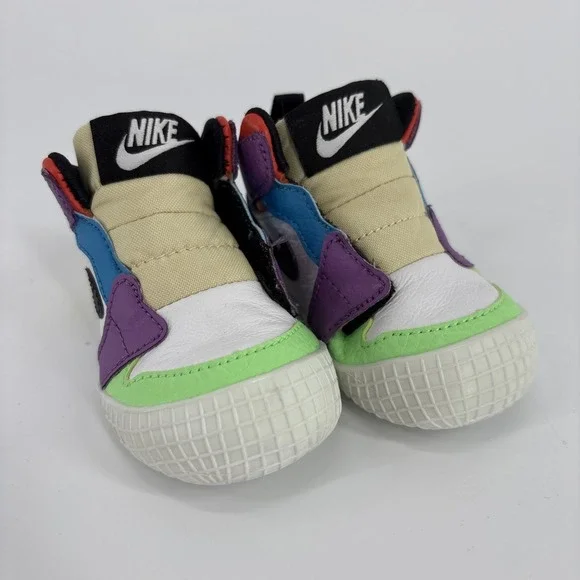 Nike Air Jordan 1 Crib Bootie Infant Multicolor‎ AT3745-109 Size 2C