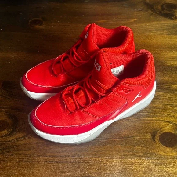 Nike Jordan Max Aura 3 Red White Youth Kids Basketball Shoes Sneakers Size 6.5