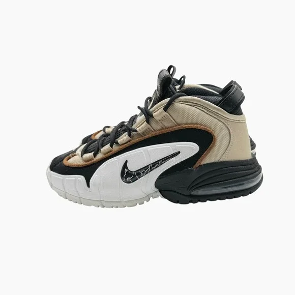 Nike Air Penny 1 GS Black White Coconut Milk Basketball Shoes‎ Sneakers 6.5Y