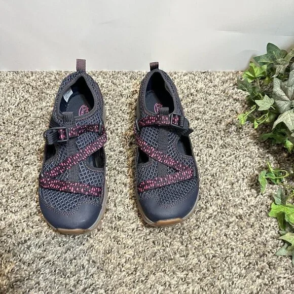 Chaco Kids Size 3 Odyssey Waterproof Sport Sandals Shoes Blue Purple New
