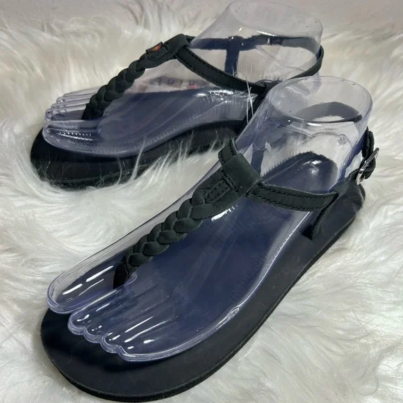 Rainbow Girls  Sandals T-Street Black Size 4-5
