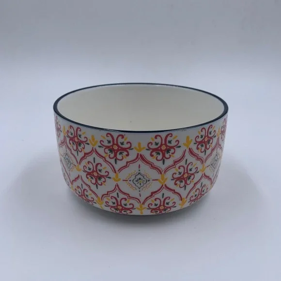 Signature Housewares Bowl Small Pet Food Bowl , Soup Bowl , Snack Bowl Ceramic